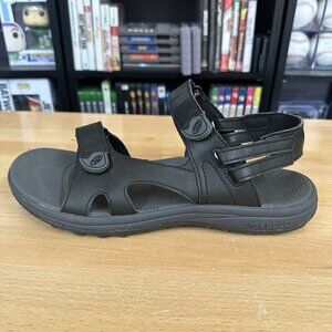 Merrell Sandals Performance Size 8 Hook And Loop Black